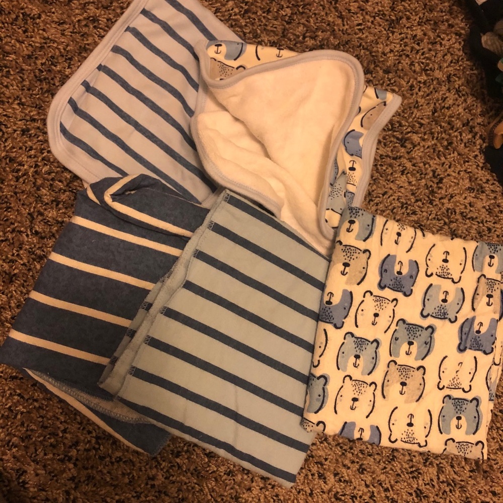 Swaddle & Burp Rags
